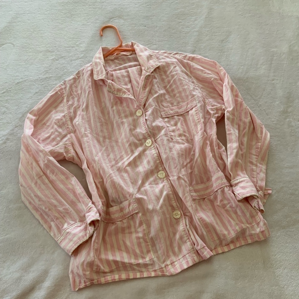 VICTORIA'S Secret PINK Striped Pajama Pant Set